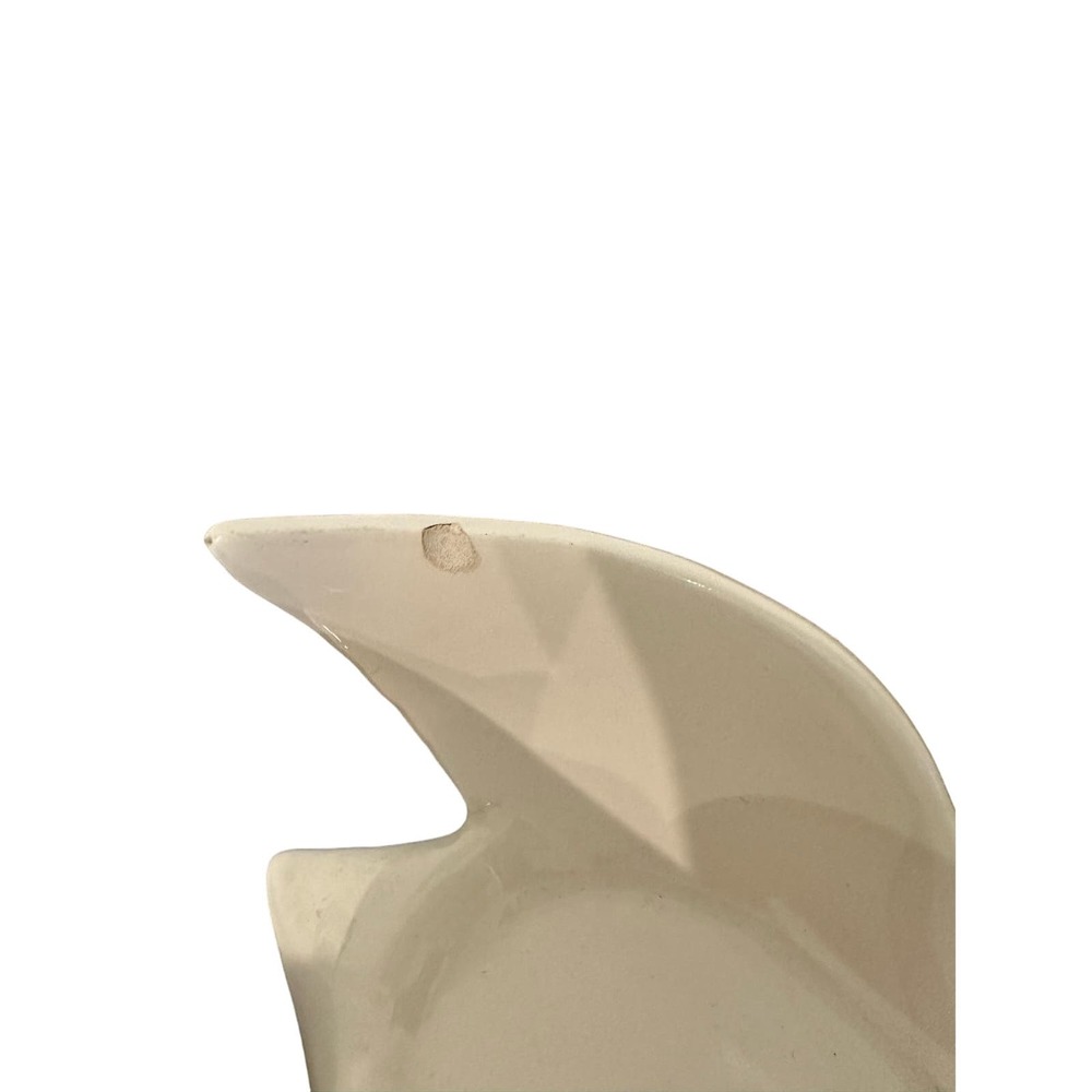 2 Vintage Ivory Porcelain Swan Collectibles - Picture 5 of 5